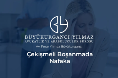 çekişmeli boşanmada nafaka