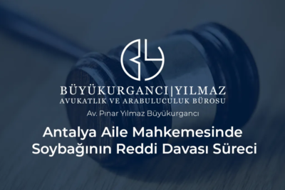 antalya aile mahkemesinde soybağının reddi davası süreci