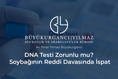 dna testi zorunlu mu soybağının reddi davasında ispat