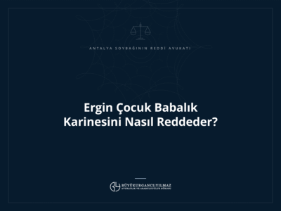 Ergin Çocuk Babalık Karinesini Nasıl Reddeder?
